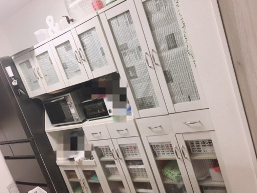 9/22までにコメントで2万にします！★カントリー調★食器棚2台セット