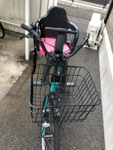 自転車  OGKの子ども前乗せつき（取り外し可能）