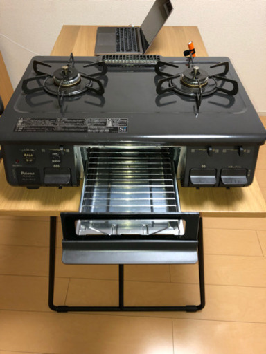 2019年新品購入プロパンガス用ガステーブル PA-S42B-L