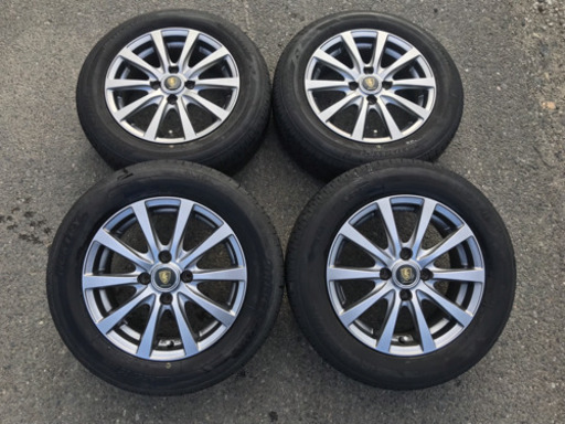SALE！社外ホイール4本セット バリ山 ブリヂストン 175/65R14 NEXTRY 2013年製 14X5.5J ET38 4X100 美品 管理番号9701