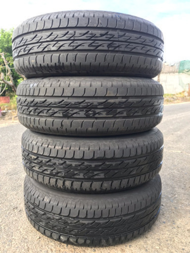 SALE！社外ホイール4本セット バリ山 ブリヂストン 175/65R14 NEXTRY 2013年製 14X5.5J ET38 4X
