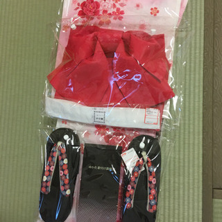 作り帯 下駄