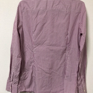 UNIQLOストライプ長袖シャツ【美品】の画像