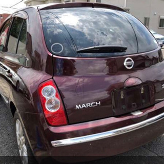 日産マーチ 1.2ボレロ  ナビTV  色 ワインレッドの画像