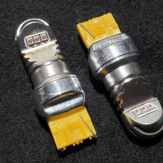T20 7440 LED シングル アンバー オレンジ 爆光 無...