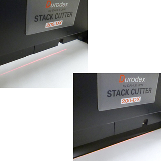 美品 デューロデックス 裁断機 200-DX スタックカッター 裁断厚18mm A4ヨコ対応 ブラック 自炊裁断機 ☆ PayPay(ペイペイ)決済可能 ☆ 札幌市 清田区 平岡の画像