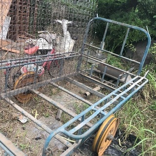 取引中リヤカー自転車の鉄くず無料