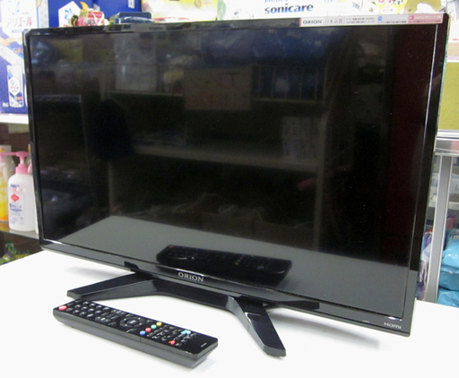 札幌 オリオン 24インチTV 2016年製 ２４インチ 24型 テレビ DTX24-32B 山水/サンスイの和紙素材スピーカー搭載