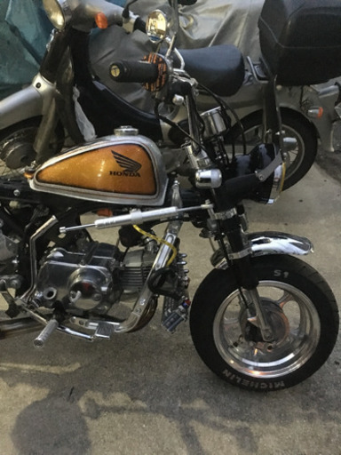 モンキー5Lカスタムペイントタンク サイドカバーセット