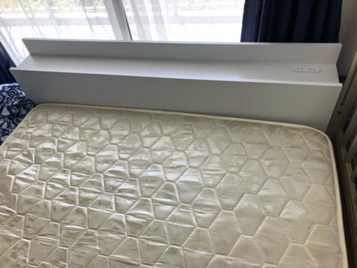 【お取引者様決定】ダブルベッド、マットレス付