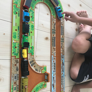 【お取引中】トーマスの自分でつなげる列車おもちゃの画像