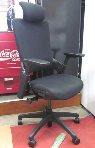 札幌 ニトリ リクライニングワークチェア メレット OAチェア 椅子 イス いす 黒 PC