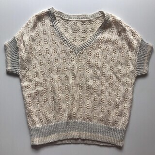 手編みニット3点の画像