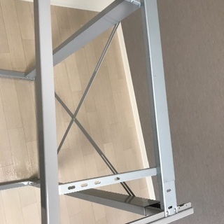 日立 乾燥機スタンド 「のびのびスタンド」（スタンド方式）　DES-N76-S シルバーグレー[DESN76]の画像