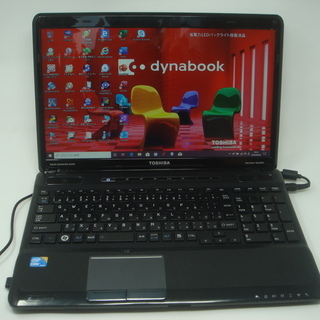 ノートパソコン TOSHIBA dynabook TX/77MBL PATX77MRFBL  Win10 64bit 新品SSD 120GB(中古)