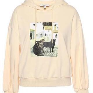 猫派必見!冬でも着れる厚めパーカー＊の画像