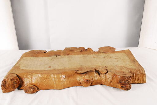 0546 桜 さくら 一枚板 無垢 花台 飾台 盆栽台 長さ70cm 幅45cm 厚み8cm　アントレ