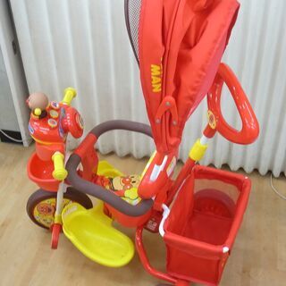 エム　アンド　エム　アンパンマン　三輪車　赤　【モノ市場知立店】　134の画像