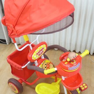 エム　アンド　エム　アンパンマン　三輪車　赤　【モノ市場知立店】...