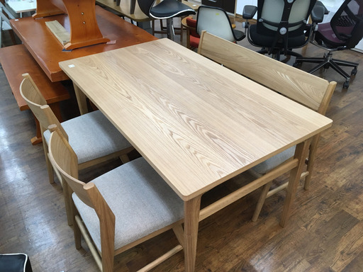 UNICO(ウニコ) SIGNE ベンチダイニング4点セット