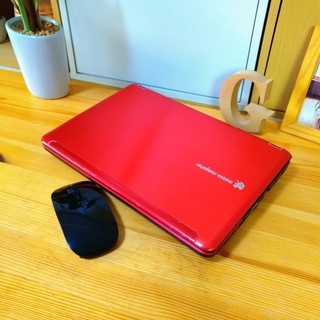 corei5メモリ8Gで超高性能☆　可愛いカーマインレッド♪　1...