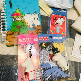 ムーミングッズ9点 ポーチ・アクセサリー・ぬいぐるみパペット・ノートなどの画像