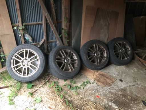 最終値下!!美品!!17インチタイヤホイールセット215/55/R17