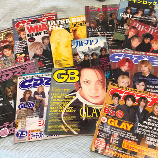 週末セール☆GLAY 雑誌 切り抜き 写真集などのセット