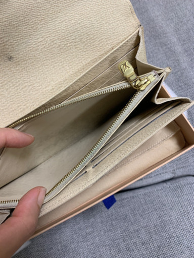 ルイヴィトン ダミエ 長財布 中古
