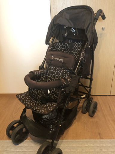 キンダーワゴン  縦型二人乗りベビーカー