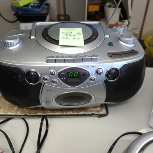 お話中　ラジオカセットCDラジカセ　訳有