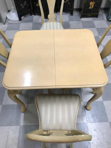 12/20(金)迄となります。高級白物家具 ダイニングセット