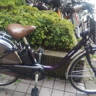 試乗車特価 Panasonic 電動アシスト自転車 VIVI DX パープルカラー