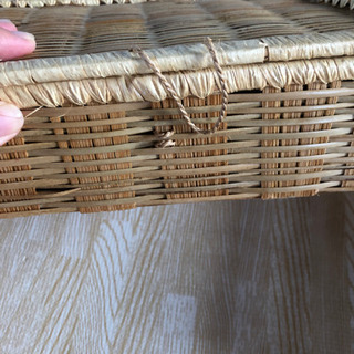 カゴ素材 入れ物 使っていただける方 引取決定の画像