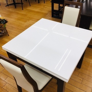 【トレファク鶴ヶ島店】エクステンション ダイニング3点セット