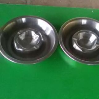 ステンレス灰皿(美品)＋ガス満タンライター