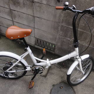 ６段変速付き　折りたたみ自転車　未使用品