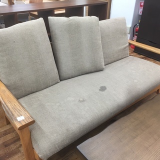1時間無料軽トラ貸出し、有料配送あり【トレファク入間店】NAGANO INTERIORのウッドフレームソファーのご紹介！！