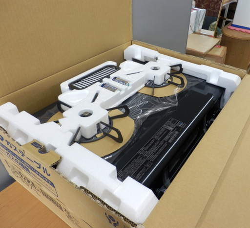 PayPay対応 未使用品 都市ガス ガステーブル パロマ IC-S37L 2018年製 札幌市西区西野