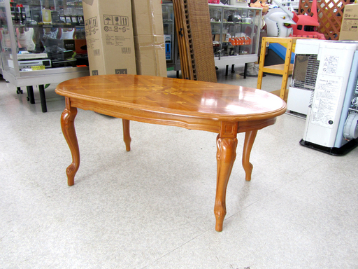 イタリアン センターテーブル ローテブル 猫足テーブル ☆ PayPay(ペイペイ)決済可能 ☆ 札幌市 北区 屯田