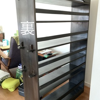 木製 本棚 6段 クサビ本棚 立派 飾り棚 くさび止め本棚 無垢