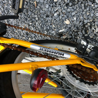 ハマー 自転車 折りたたみ イエロー HUMMERの画像