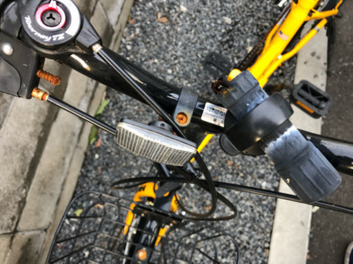 ハマー 自転車 折りたたみ イエロー HUMMER