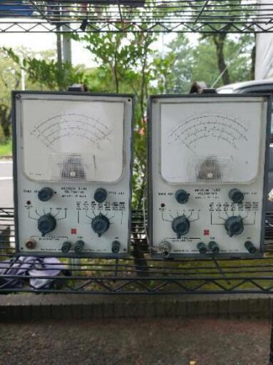 【Yahoo!ﾌﾘﾏ取引売却済】ﾅｼｮﾅﾙ真空管電圧計2台