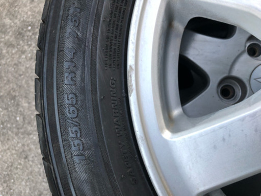 《超激安》車 タイヤホイール付き4本 155/65 R14 75T