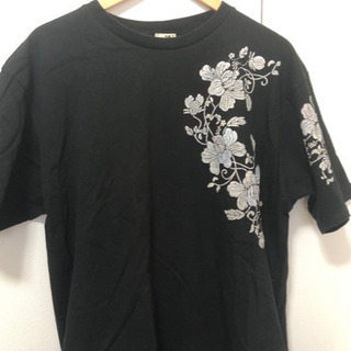 和柄 むかしむかし Tシャツ 3L ジャンク品(値段交渉可) 