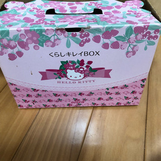 ピンク キティちゃんダスキン くらしキレイBOX^ ^の画像