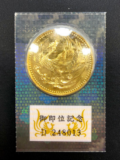 純金 天皇陛下御即位記念 10万円金貨 1991年(平成2年)発行 30g