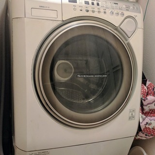 ドラム式洗濯機／送料代にて差し上げます。／手渡し不可。ただし送料補助（JCBギフト券2000円）をプレゼント！／動作してますが、ノーリターン・ノークレームでお願いします／東芝TW-130VBの画像