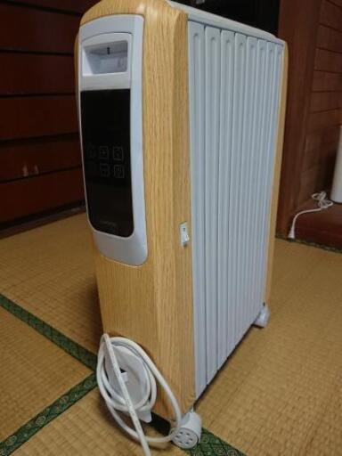 美品 オイルヒーター オシャレ！